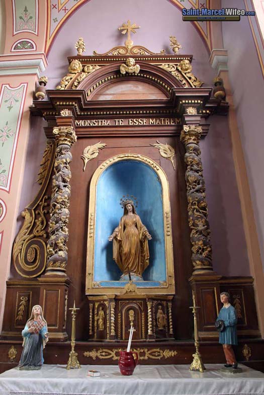 Vierge du prieuré (détail)