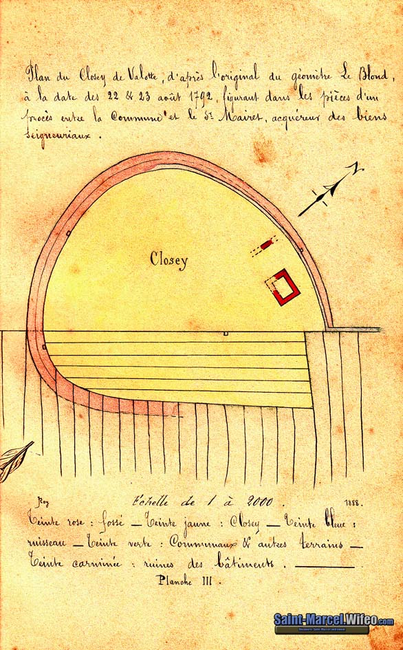 Dessin extrait du manuscrit de Jules ROY de 1888