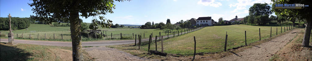 Photo panoramique du prieuré (Août 2013)